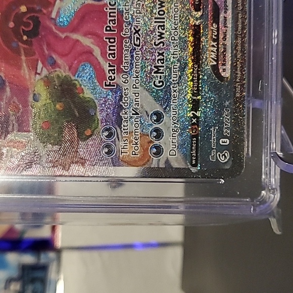 Gengar VMAX Fusion Strike 271/264 Holo Secret Rare Pokémon TCG CGC 10 Sub Grades - Picture 4 of 6